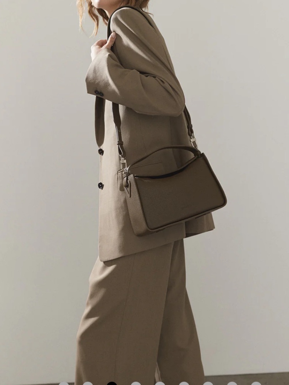 The Horse Clementine Shoulder Bag — Olive - Picture 3 of 13